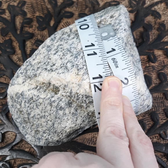 Maine Banded Granite Stone East Coast Beach Rock Raw Mineral Specimen Gray White - Picture 5 of 12